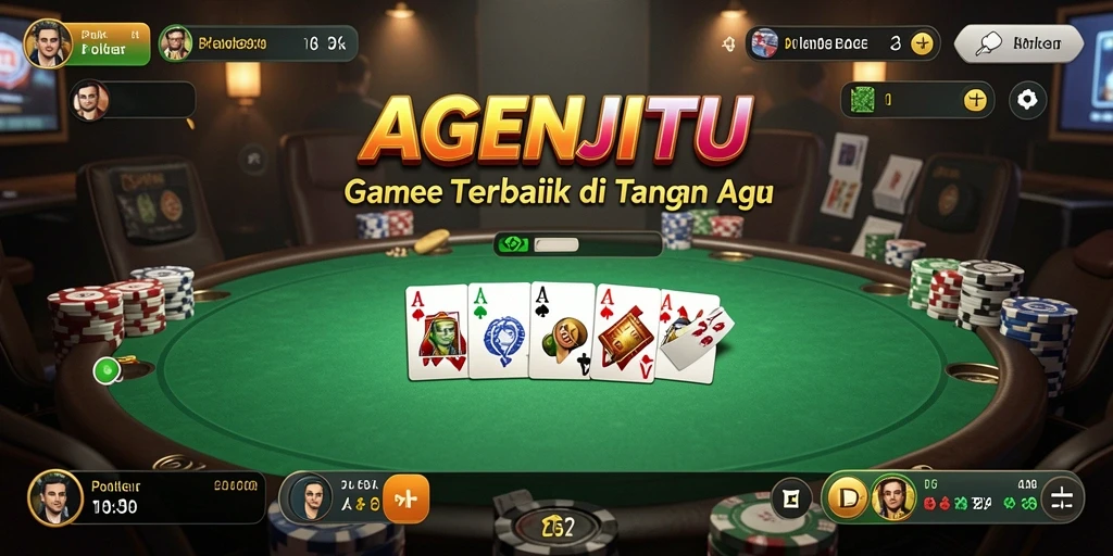 Tampilan gameplay AGENJITU dengan suasana Kasino yang menarik.