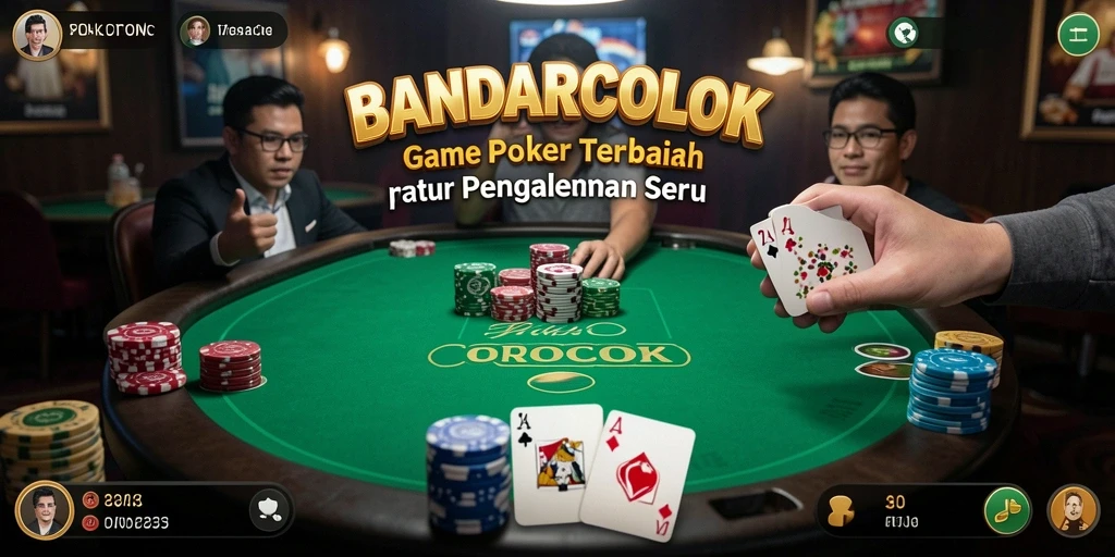 Tampilan menarik dari gameplay Poker BANDARCOLOK yang memukau.