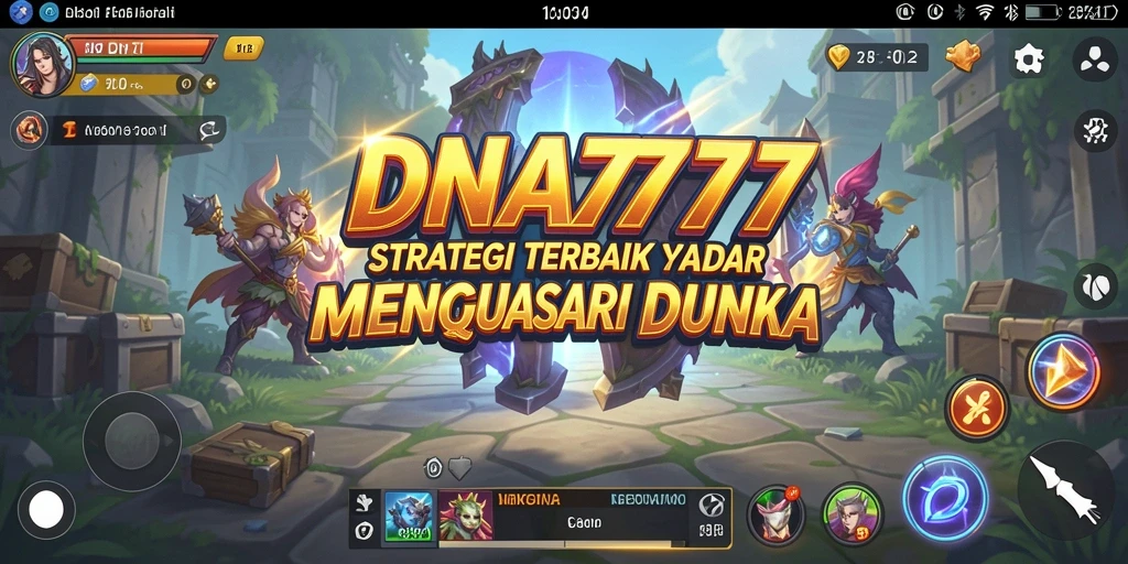 Tampilan gameplay dinamis dan menarik dari DNA777 saat berstrategi.