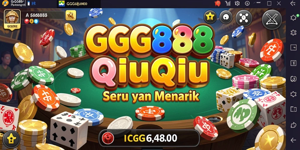 Tampilan gameplay QiuQiu yang seru dan menarik di GGG888.