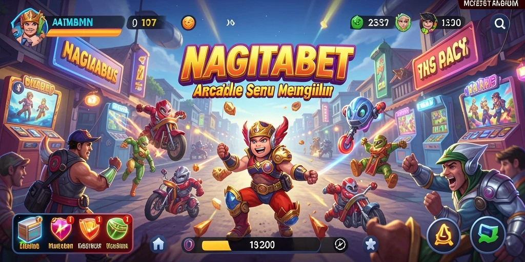 Tampilan gameplay menantang dan menarik di NAGITABET.
