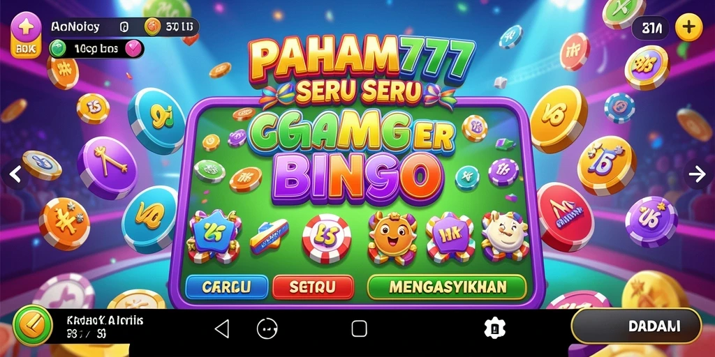 Tampilan gameplay Bingo yang menarik dan mengasyikkan.