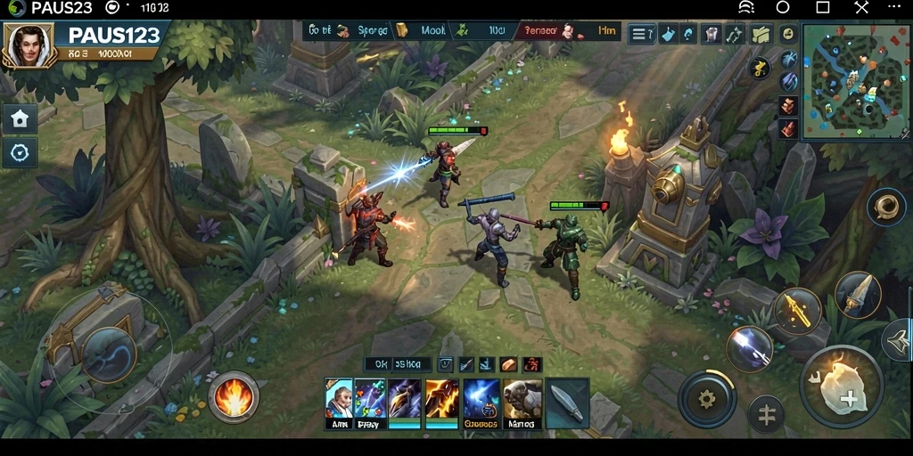 Tampilan gameplay PAUS123 yang memukau dan interaktif.