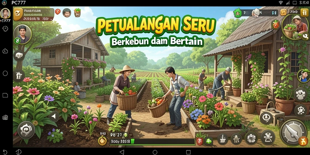 Gambaran gameplay bertani yang menakjubkan di PC777.