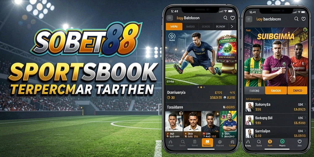 Tangkapan layar SOBET88 menampilkan antarmuka taruhan olahraga yang intuitif.