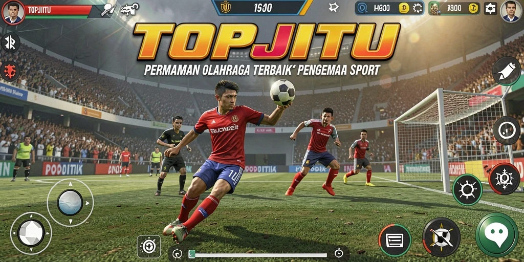 Tampilan gameplay yang mendebarkan dari TOPJITU.