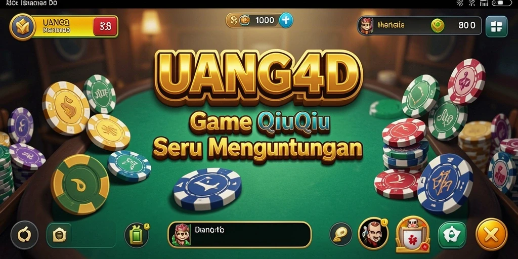 Screenshot gameplay UANG4D yang menampilkan aksi seru QiuQiu.