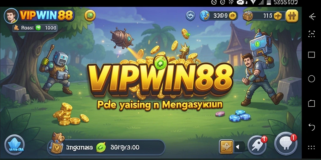 Screenshot gameplay <strong>VIPWIN88</strong> yang menggambarkan kemajuan pemain dalam permainan Idle.