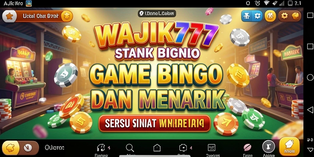 Tampilan gameplay Bingo yang seru dan mengasyikkan di WAJIK777.