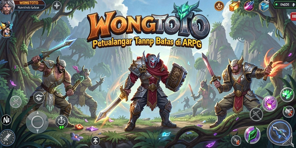 Gameplay seru di WONGTOTO dengan aksi petualangan ARPG.