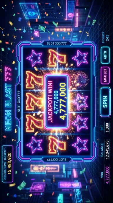 Tampilan utama aplikasi xxx777 yang user-friendly.